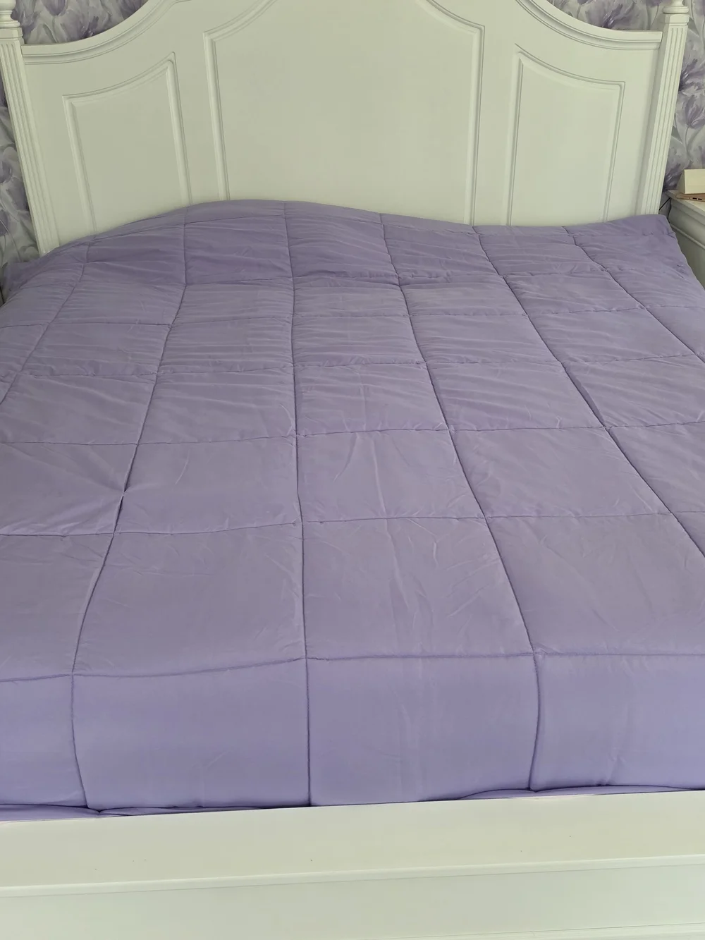 Lavender Decorative Damask Comforter Set - Unbranded